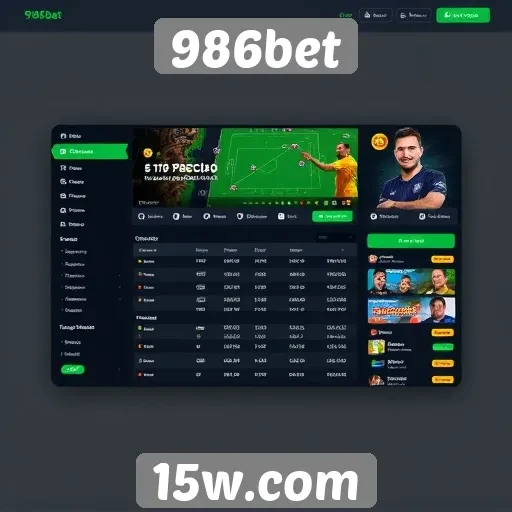 Plataforma 986bet e sua interface de usuário
